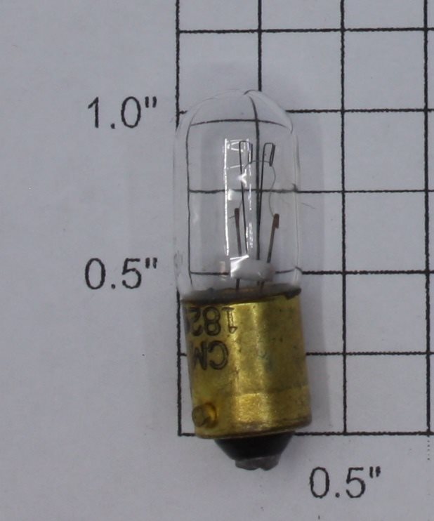 Lionel 1829 Bayonet Base Clear Tall Light Bulb