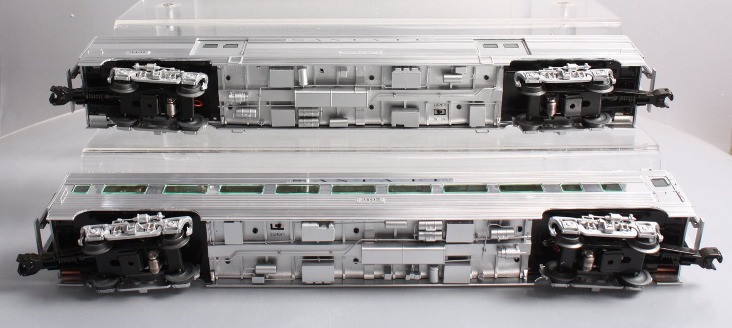 Lionel 6-25408 O Gauge Santa Fe El Capitan Aluminum Passenger Set NIB