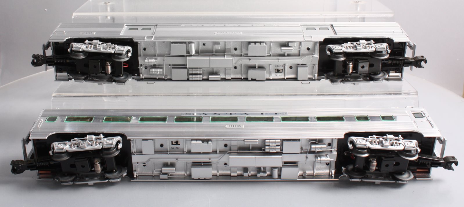 Lionel 6-25408 O Gauge Santa Fe El Capitan Aluminum Passenger Set NIB