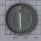 Lionel 9321-57 Silver Tank Car End