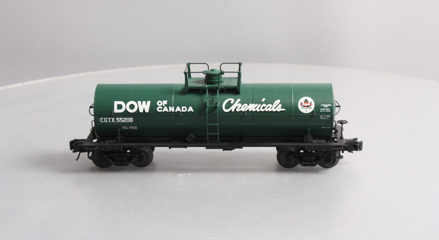 Atlas 8230-1 O Gauge Dow Of Canada 11,000 Gallon Tank Car #55208 (3-Rail) LN/Box