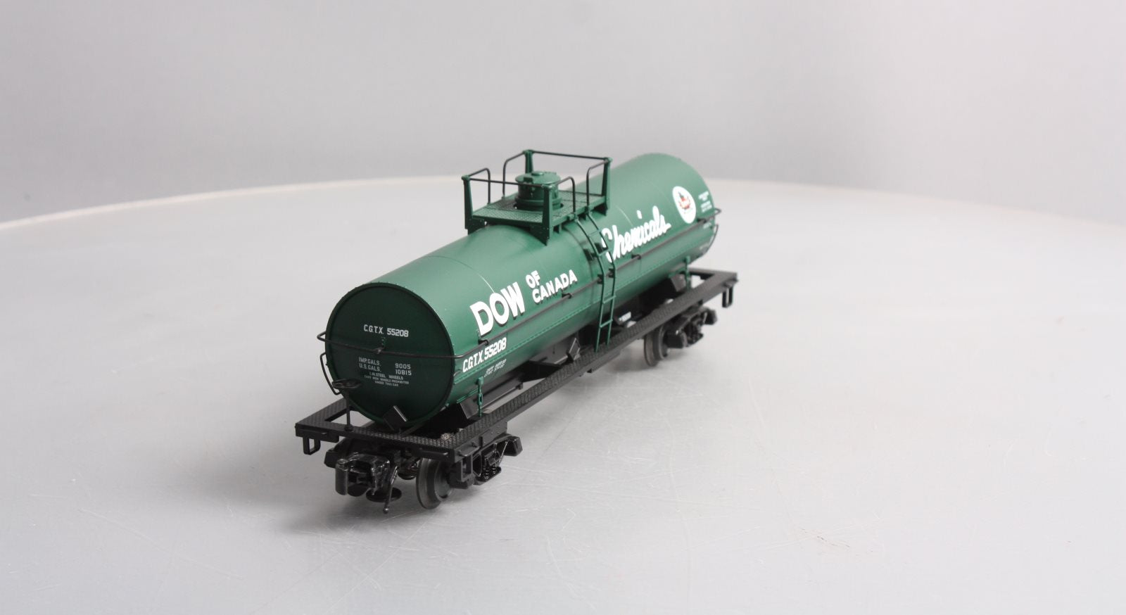 Atlas 8230-1 O Gauge Dow Of Canada 11,000 Gallon Tank Car #55208 (3-Rail) LN/Box