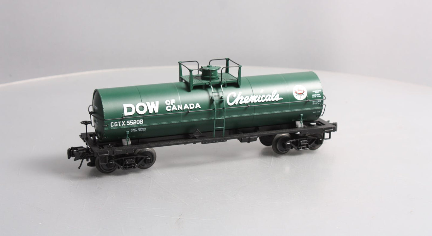 Atlas 8230-1 O Gauge Dow Of Canada 11,000 Gallon Tank Car #55208 (3-Rail) LN/Box