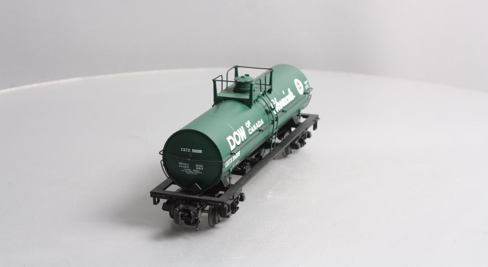 Atlas 8230-1 O Gauge Dow Of Canada 11,000 Gallon Tank Car #55208 (3-Rail) LN/Box