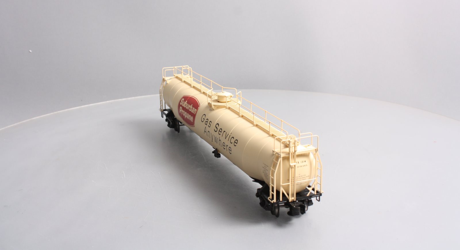 Atlas 6404-2 O Gauge Surburban Propane 33,000 Gallon Tank Car #1314 (3-Rail) EX/Box