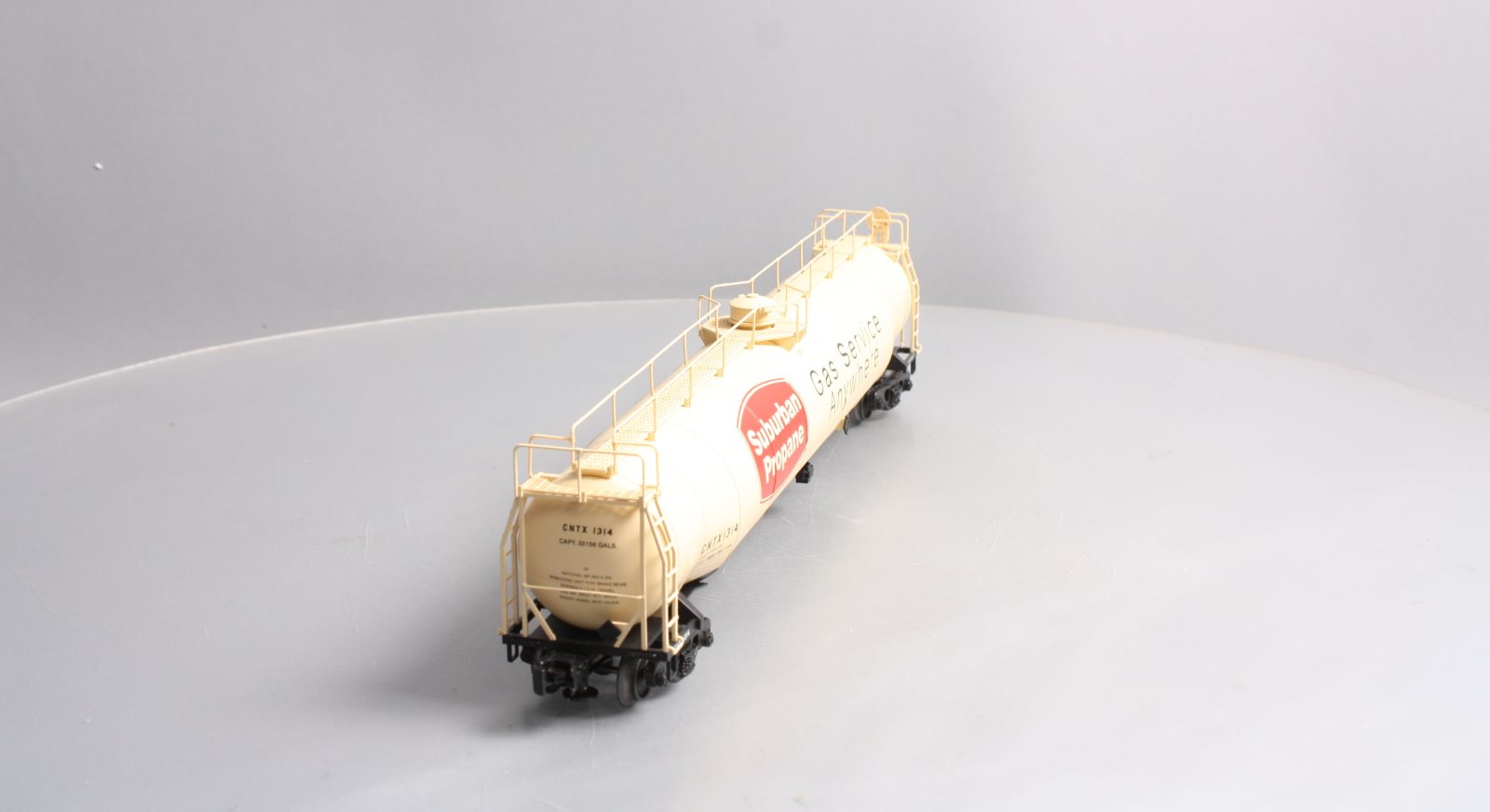Atlas 6404-2 O Gauge Surburban Propane 33,000 Gallon Tank Car #1314 (3-Rail) EX/Box