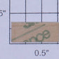 Lionel 261-1B Brass "261" Number Plate Sticker Adhesive