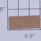 Lionel 260E-8B "No. 260-E" Brass Nameplate Sticker Adhesive