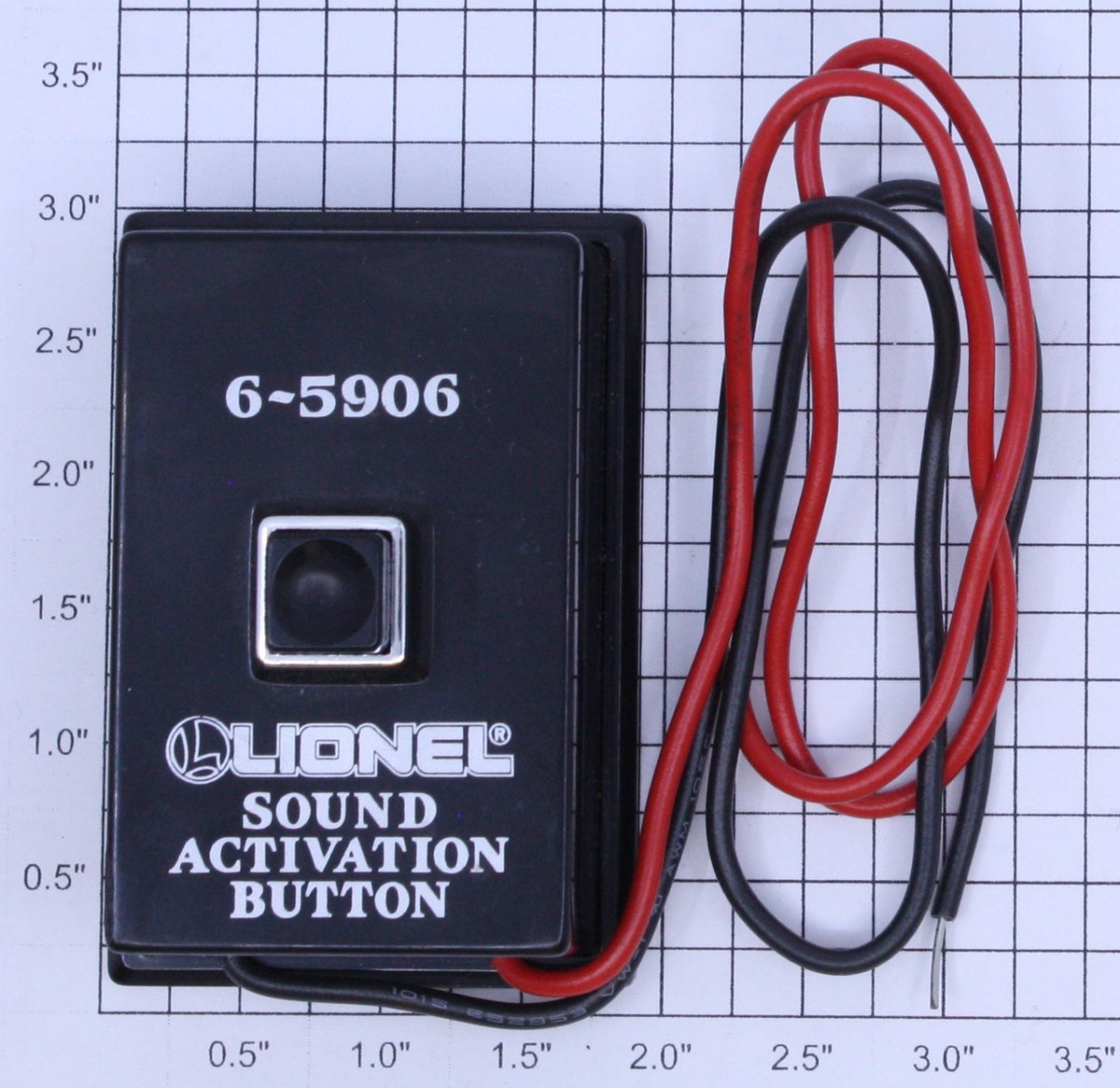 Lionel 6-5906 Sound Activation Button with Chrome Bezel