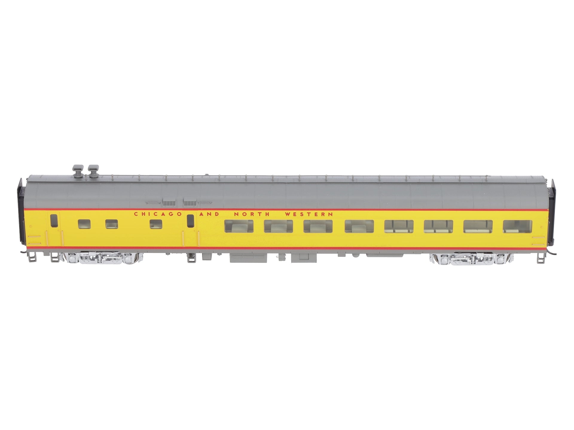 Walthers 932-9554 HO Chicago & North Western ACF Café-Lounge Passenger Car