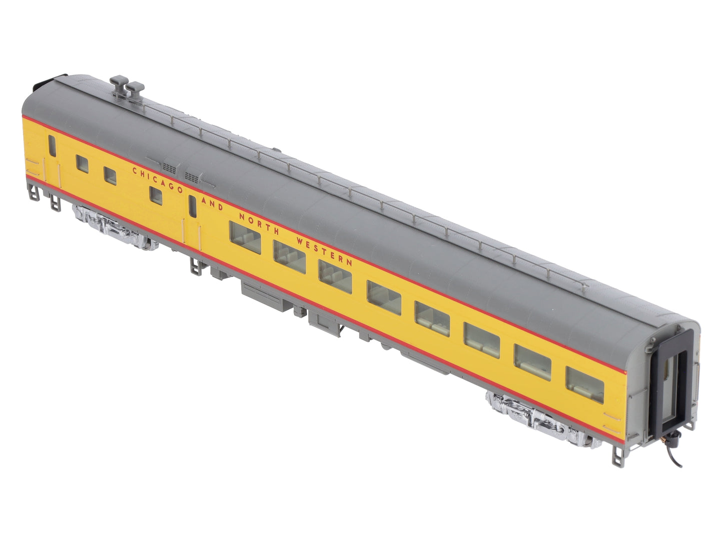 Walthers 932-9554 HO Chicago & North Western ACF Café-Lounge Passenger Car