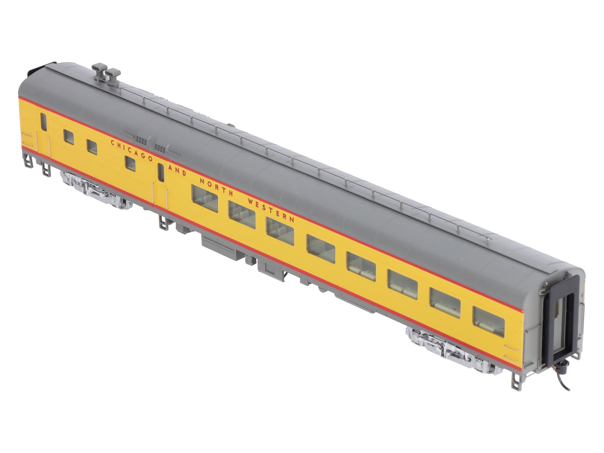 Walthers 932-9554 HO Chicago & North Western ACF Café-Lounge Passenger Car