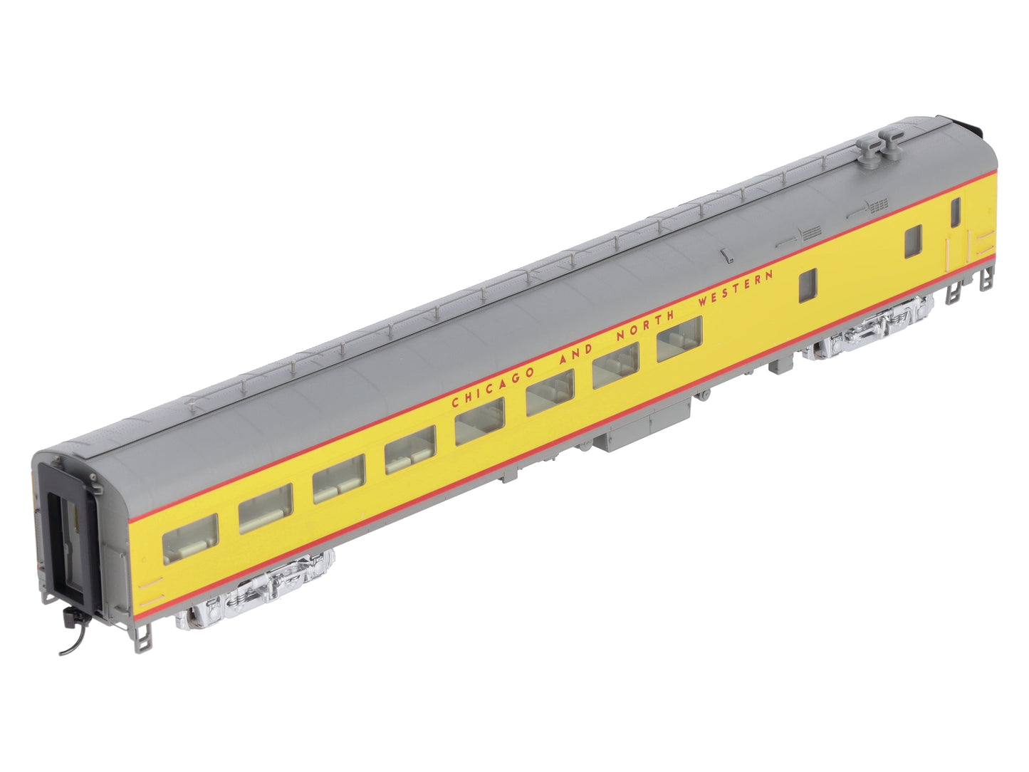 Walthers 932-9554 HO Chicago & North Western ACF Café-Lounge Passenger Car