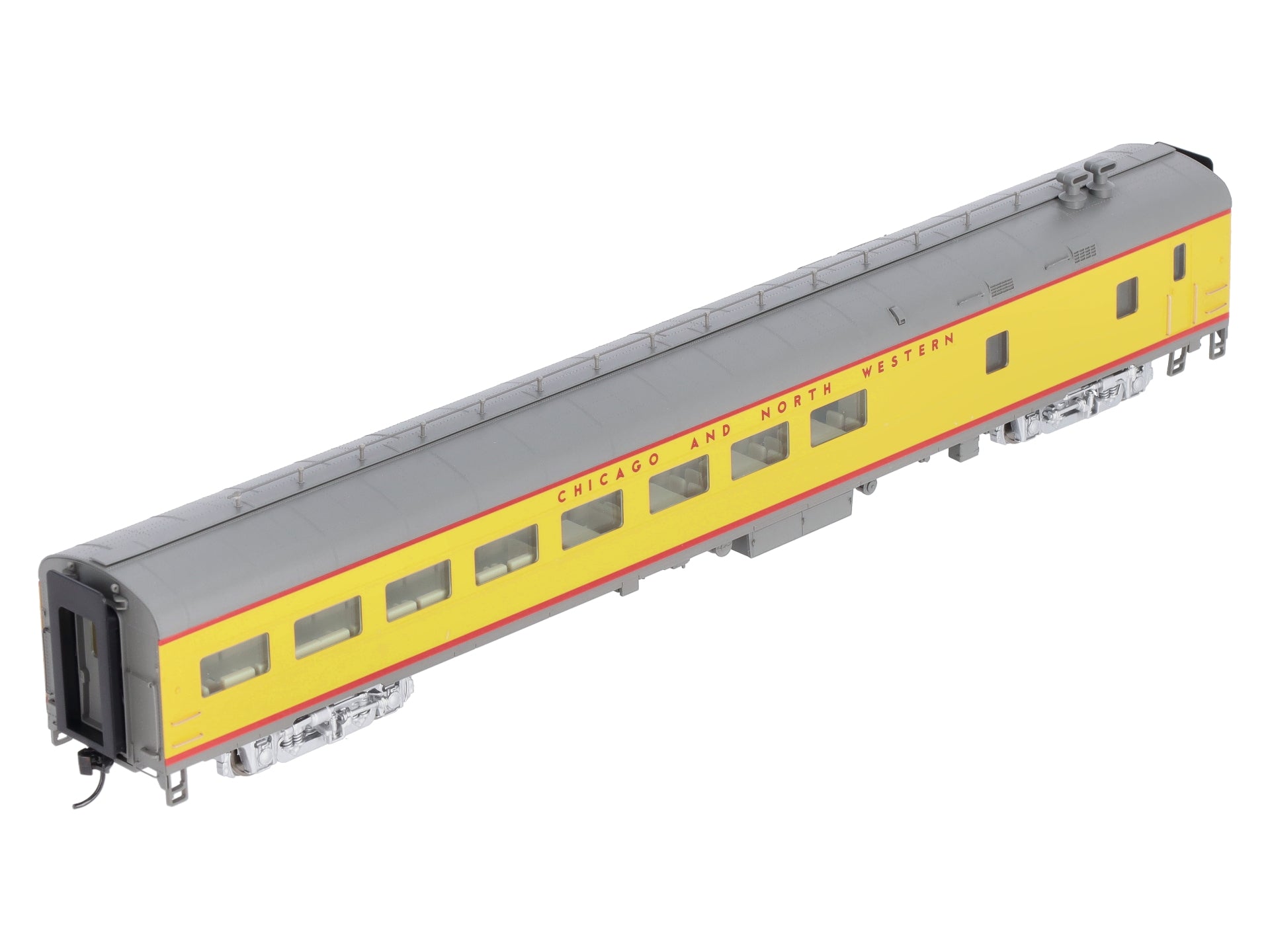 Walthers 932-9554 HO Chicago & North Western ACF Café-Lounge Passenger Car
