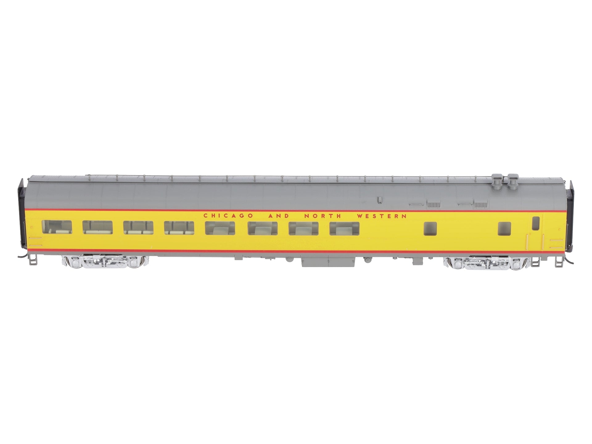 Walthers 932-9554 HO Chicago & North Western ACF Café-Lounge Passenger Car