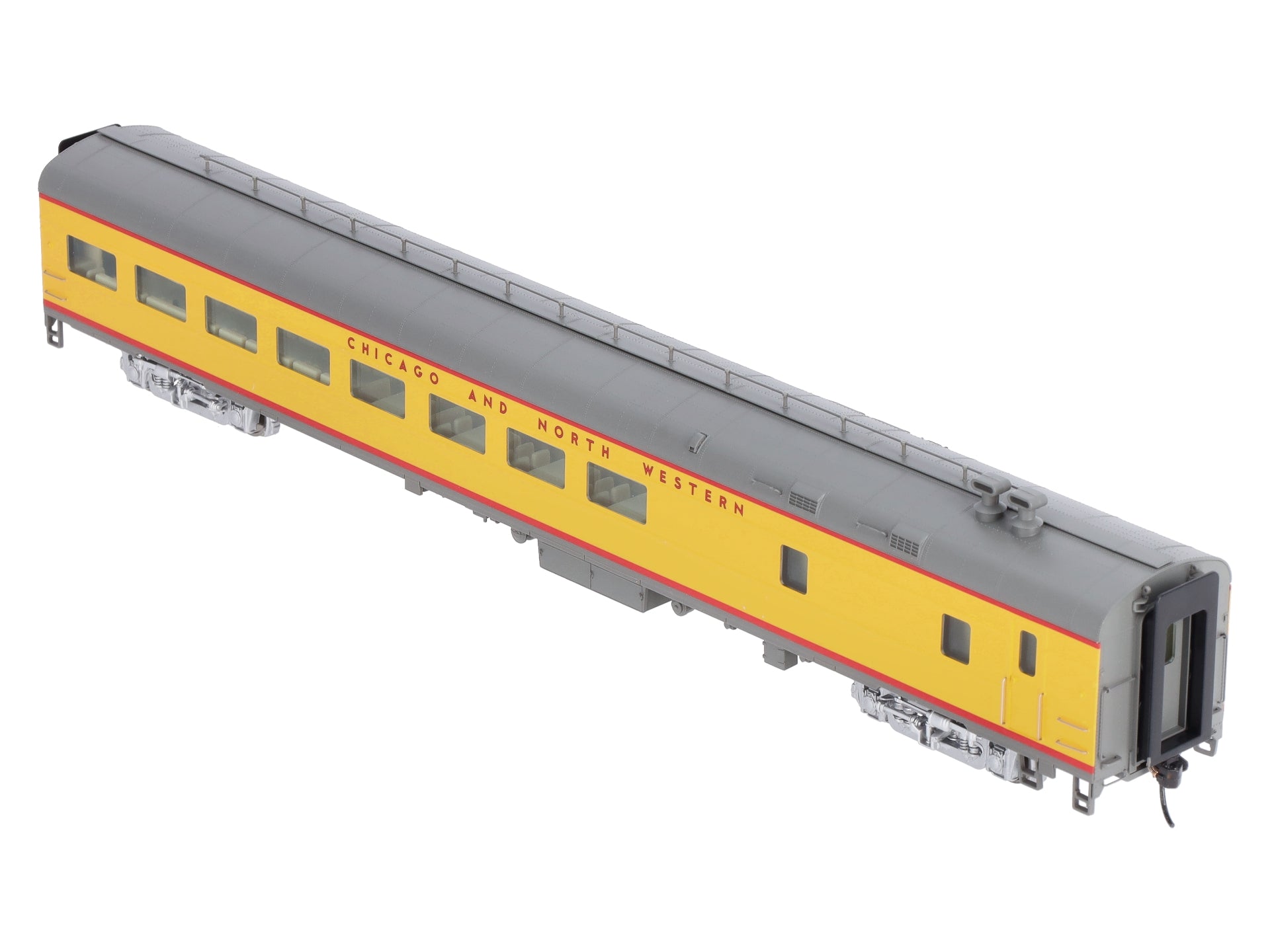 Walthers 932-9554 HO Chicago & North Western ACF Café-Lounge Passenger Car