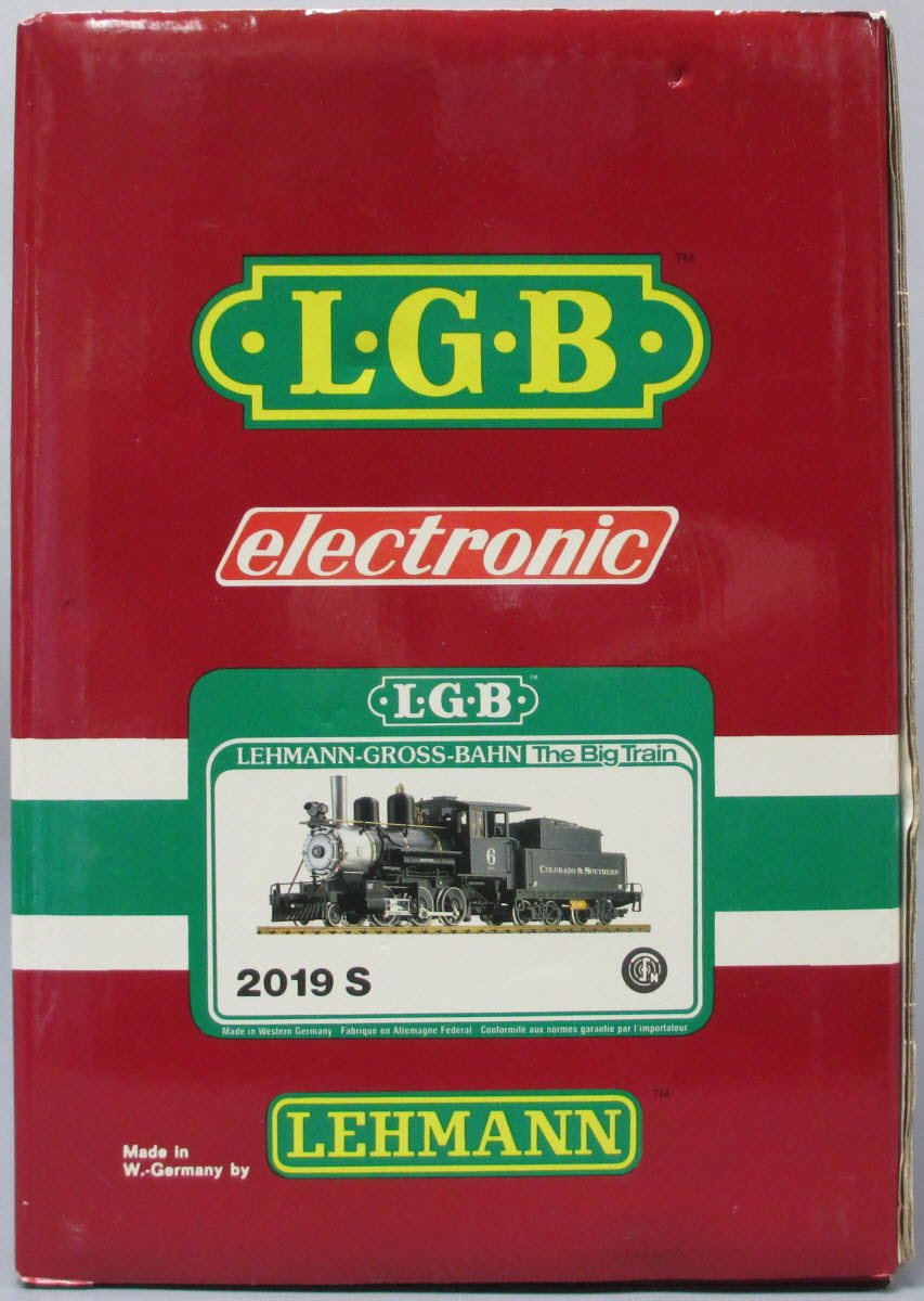 LGB 2019S G Scale Colorado & Southern Mogul Steam Locomotive & Tender #6 EX/Box