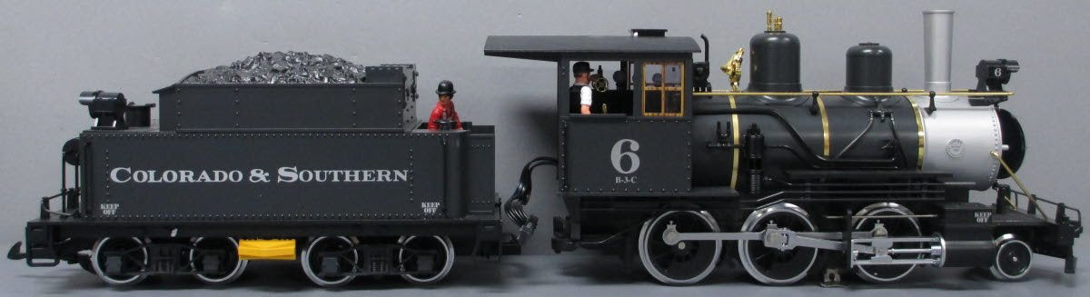 LGB 2019S G Gauge Colorado & Southern Mogul Steam Locomotive & Tender #6 LN/Box