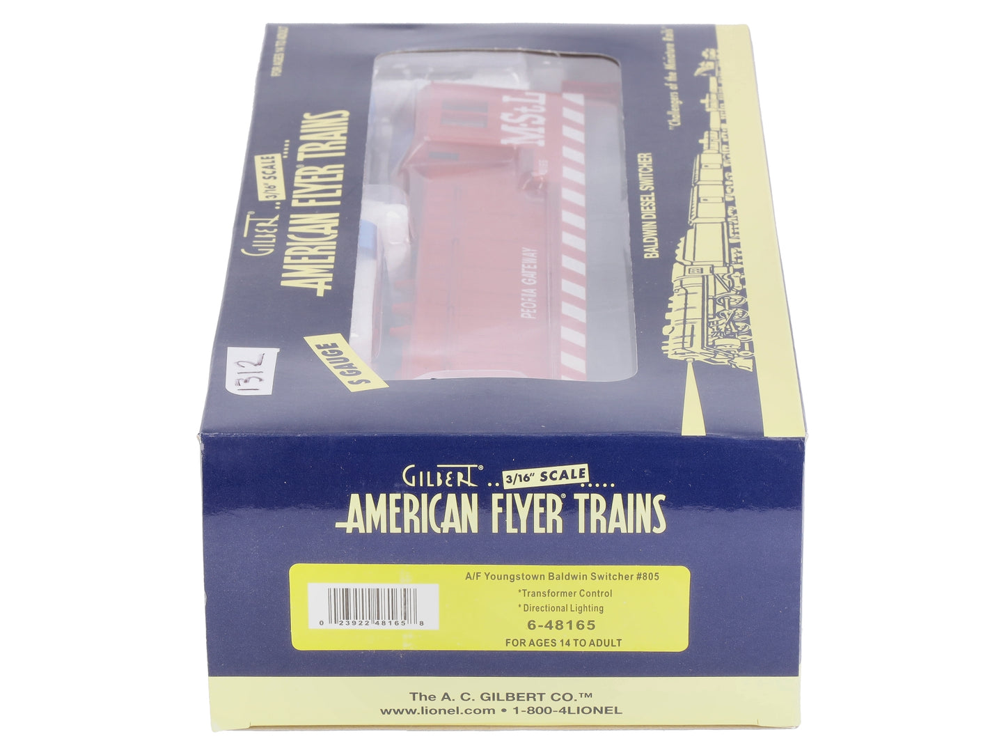 American Flyer 6-48165 S MSTL Baldwin Switcher Diesel Locomotive