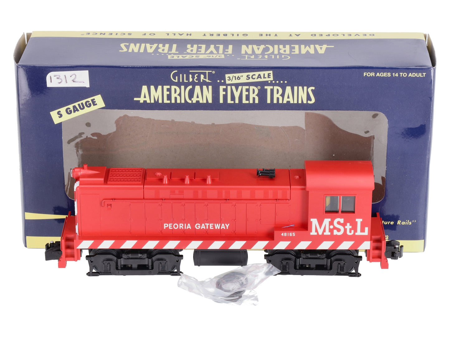 American Flyer 6-48165 S MSTL Baldwin Switcher Diesel Locomotive