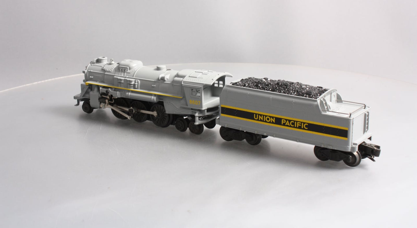 Lionel 6-18607 O Union Pacific 2-6-4 Gray Steam Locomotive &Tender #8607 EX/Box