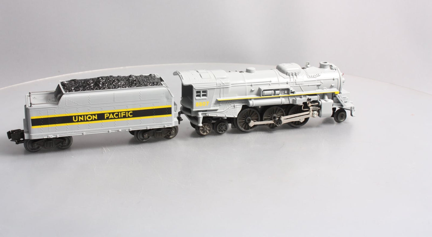 Lionel 6-18607 O Union Pacific 2-6-4 Gray Steam Locomotive &Tender #8607 EX/Box