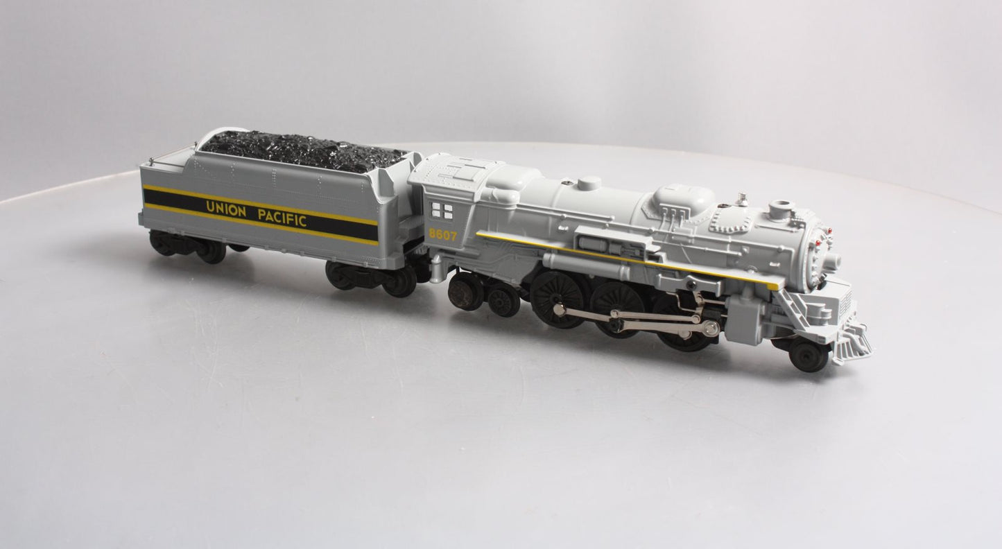 Lionel 6-18607 O Union Pacific 2-6-4 Gray Steam Locomotive &Tender #8607 EX/Box