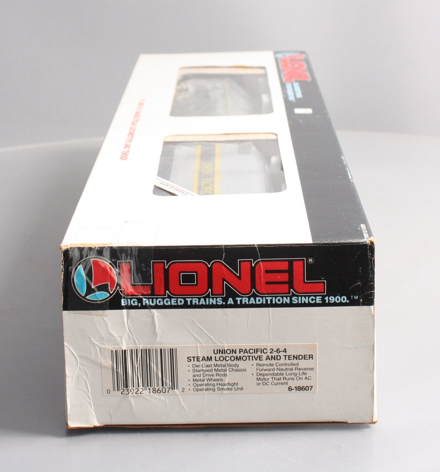 Lionel 6-18607 O Union Pacific 2-6-4 Gray Steam Locomotive &Tender #8607 EX/Box