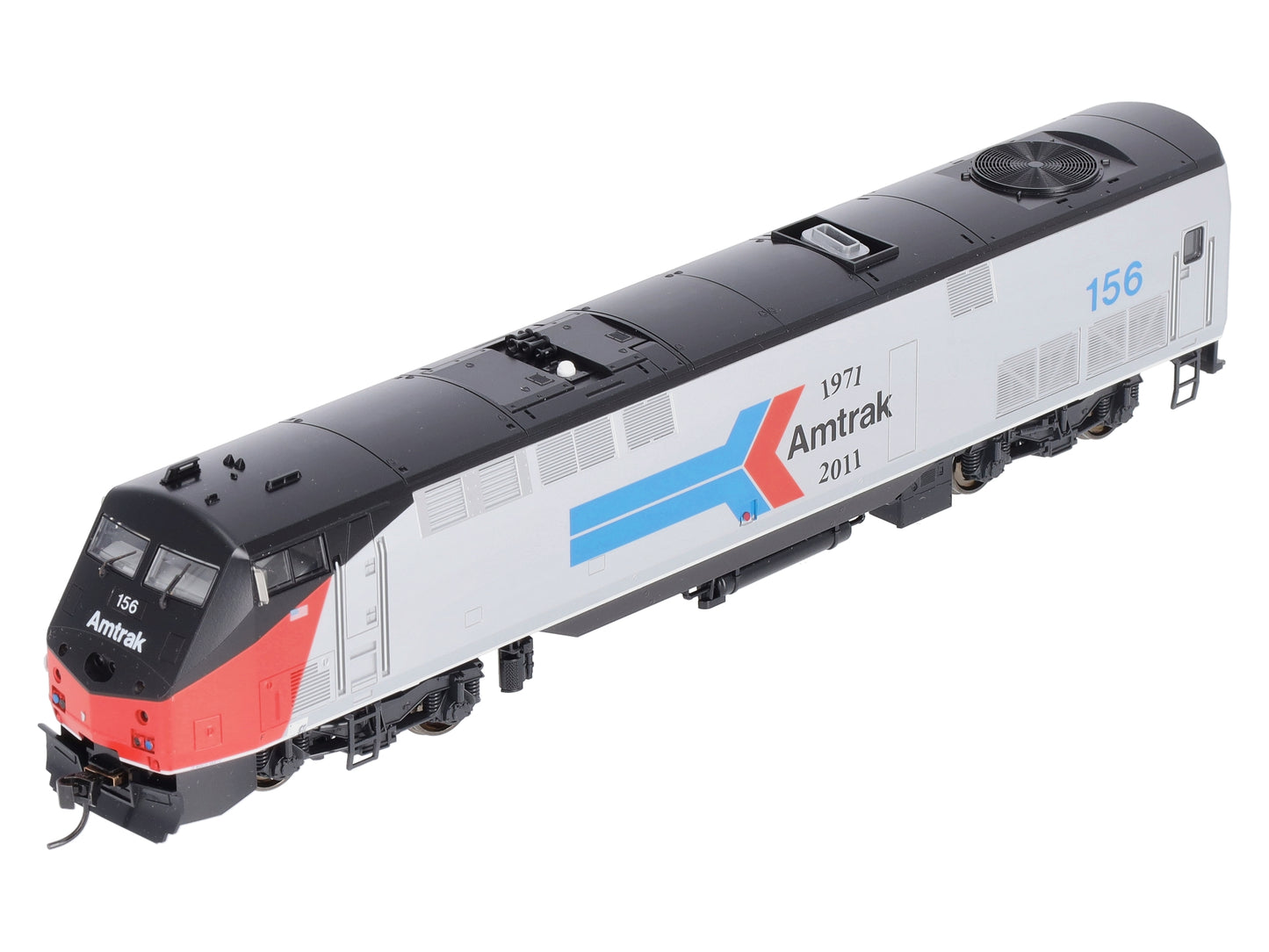 Kato 37-6104ST HO Amtrak GE P42 Locomotive #156 w/SoundTraxx DC &Sound