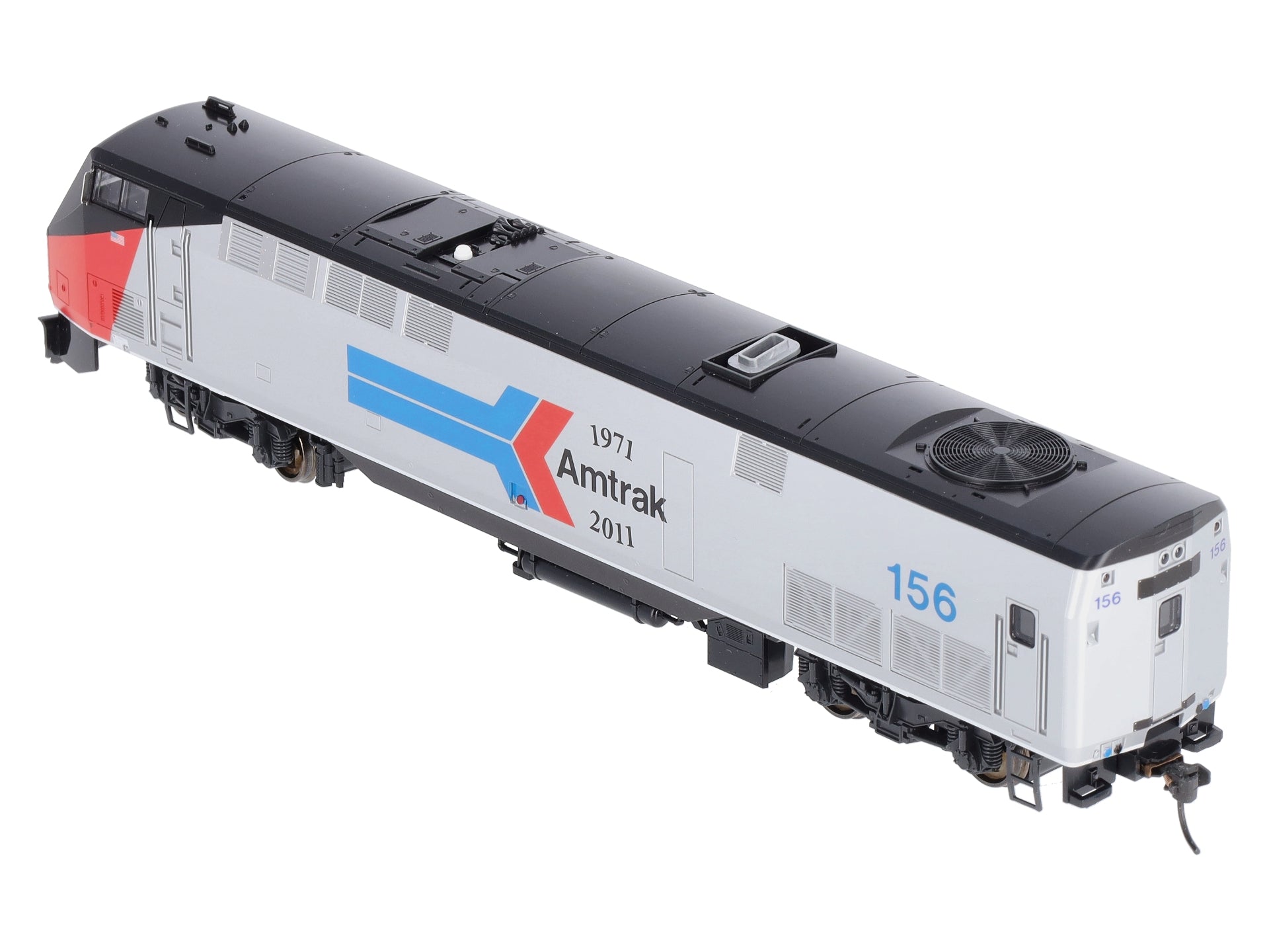 Kato 37-6104ST HO Amtrak GE P42 Locomotive #156 w/SoundTraxx DC &Sound