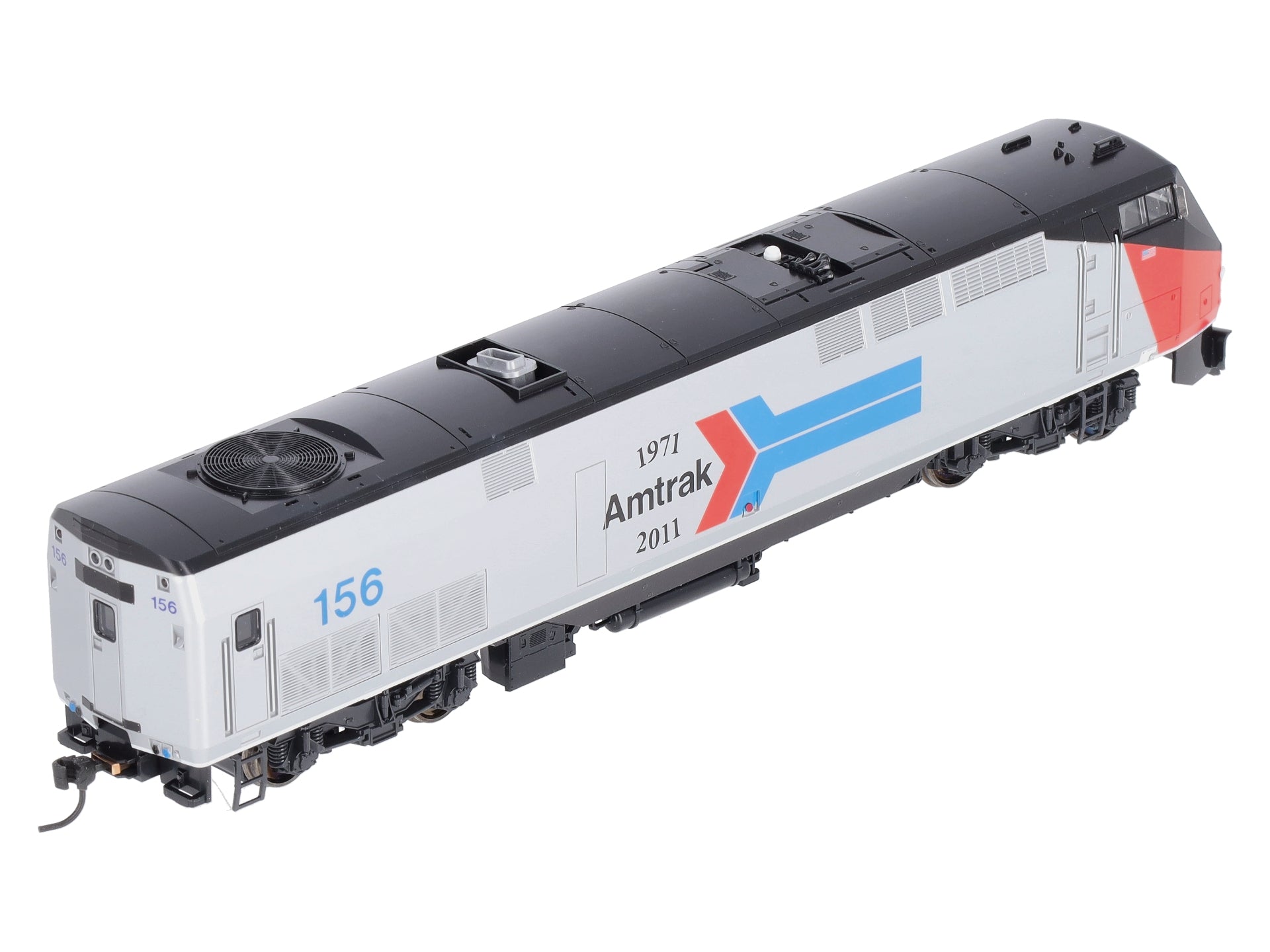 Kato 37-6104ST HO Amtrak GE P42 Locomotive #156 w/SoundTraxx DC &Sound