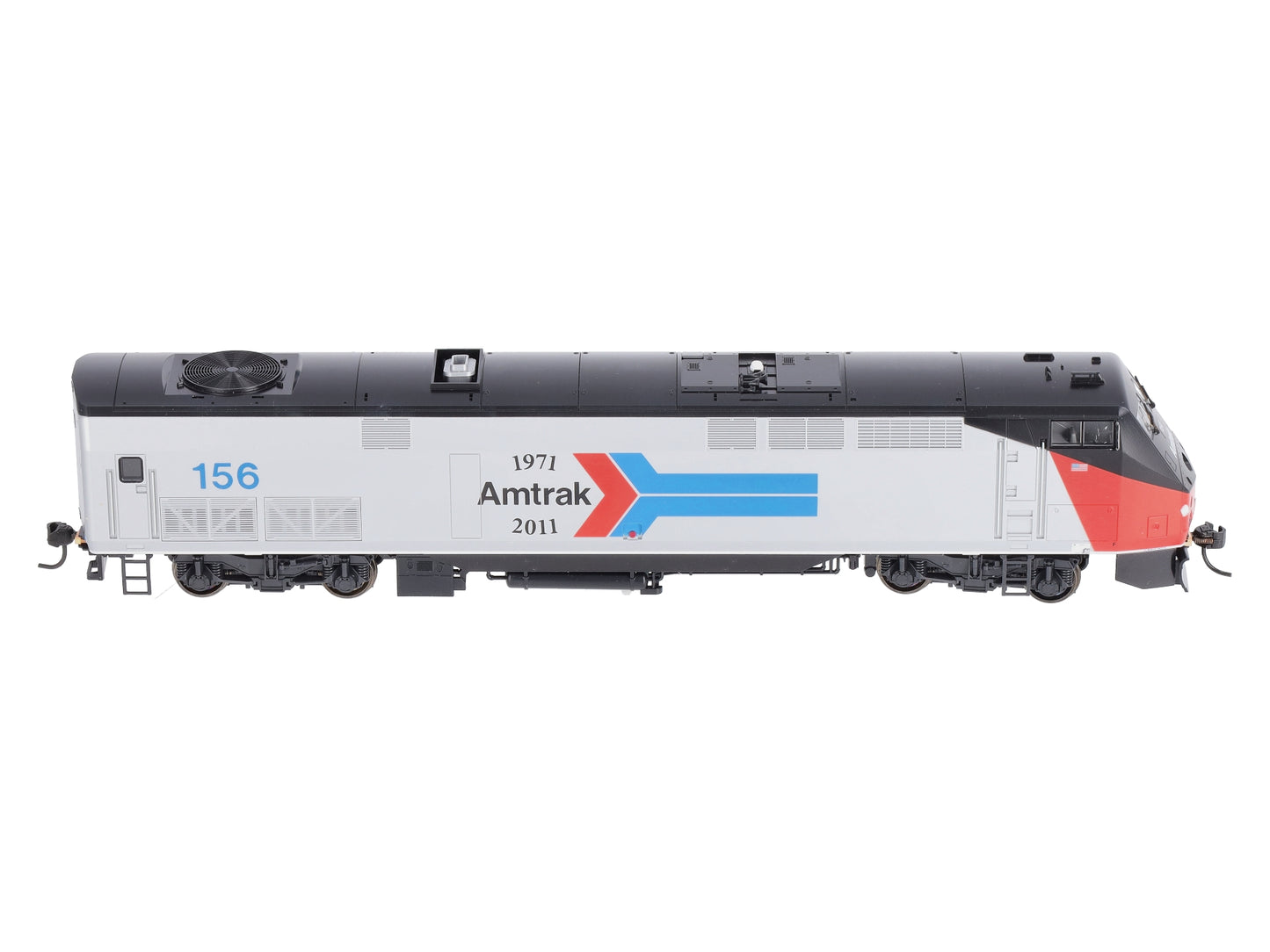 Kato 37-6104ST HO Amtrak GE P42 Locomotive #156 w/SoundTraxx DC &Sound