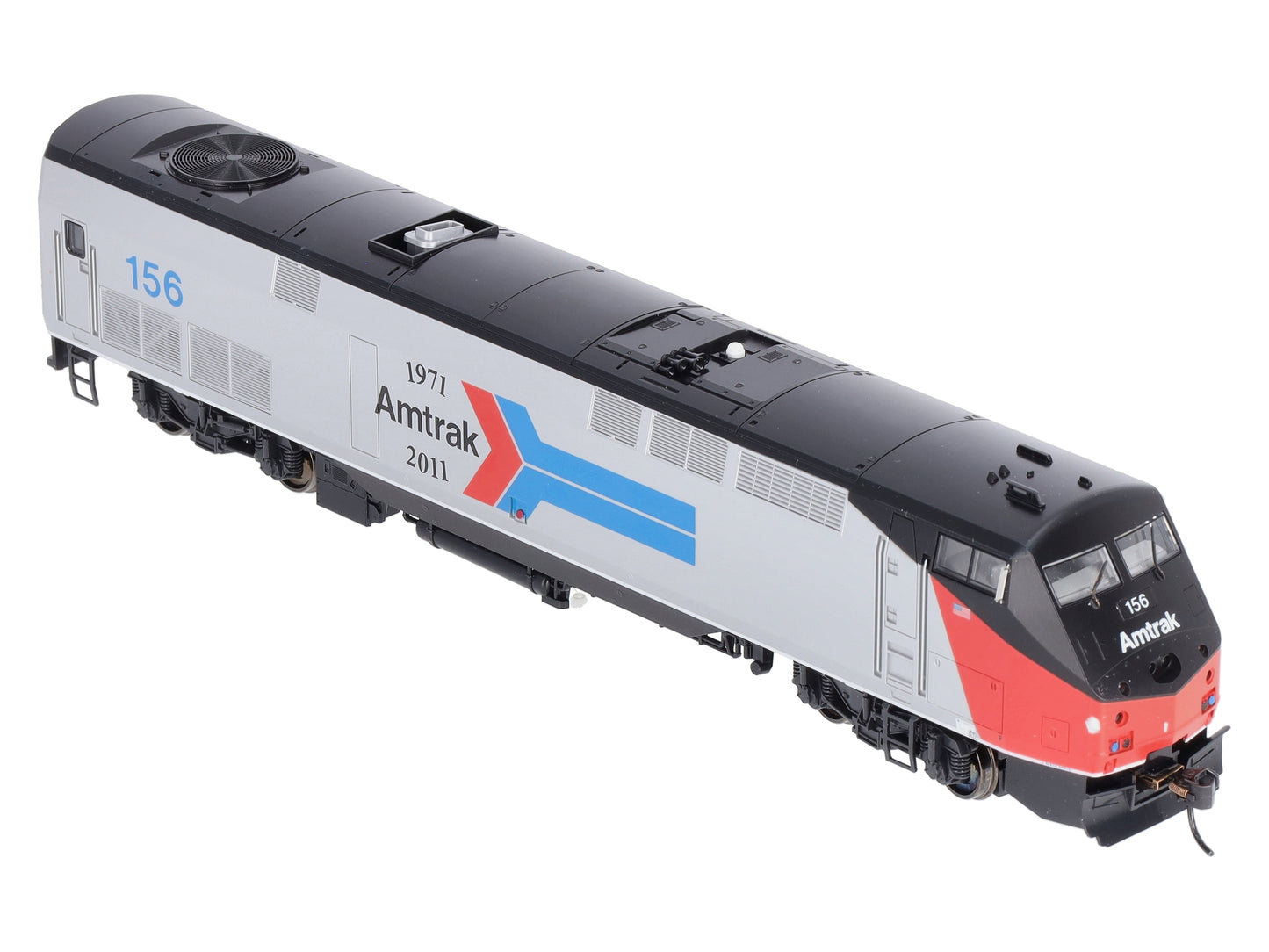 Kato 37-6104ST HO Amtrak GE P42 Locomotive #156 w/SoundTraxx DC &Sound
