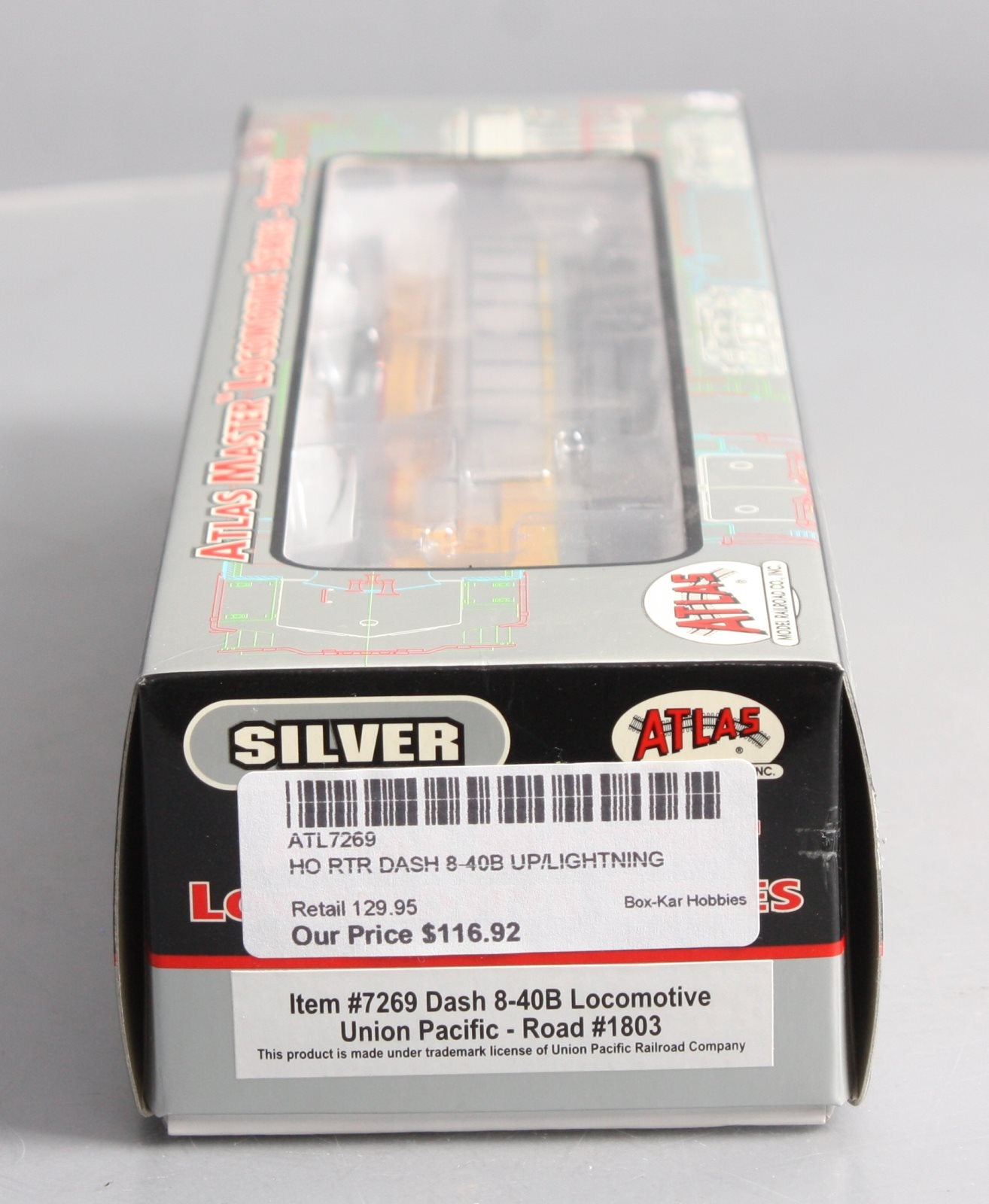 Atlas 7269 HO Union Pacific Dash 8-40B Diesel Locomotive Standard DC #1803