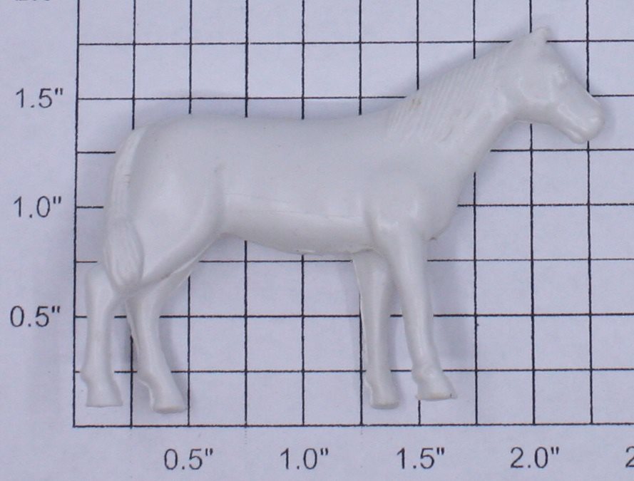 Lionel 1877-10 White Horse for General Flatcar