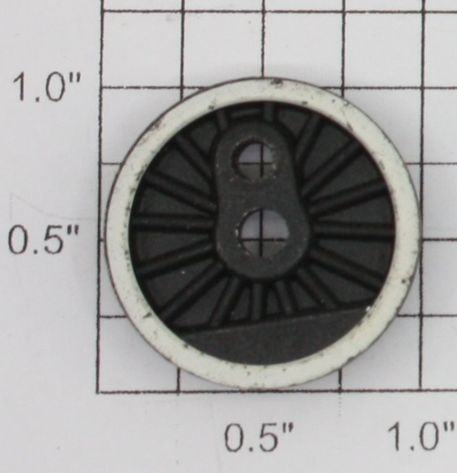 Lionel 681-23 Turbine Center Plain Wheel with White Rim