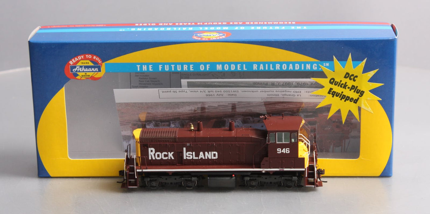 Athearn 95851 HO Rock Island SW1500 Diesel Locomotive #946