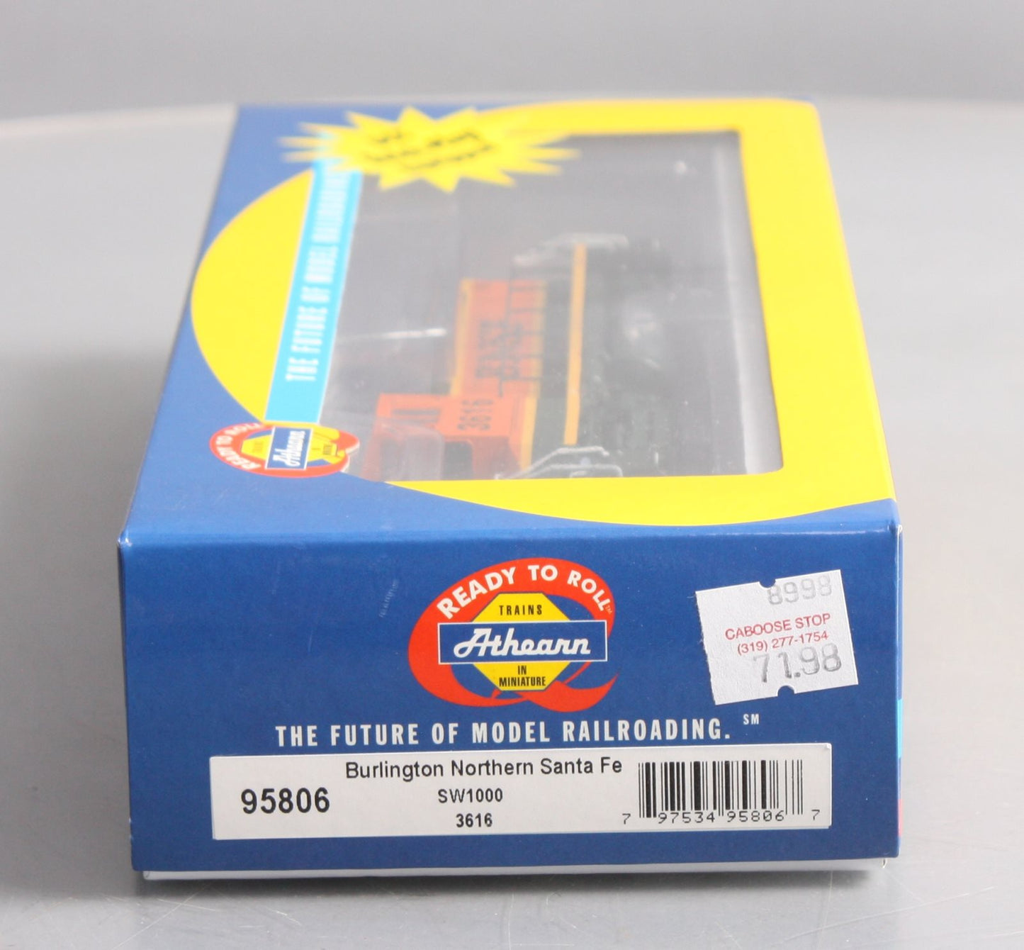 Athearn 95806 HO BNSF/Heritage I SW1000 Diesel Locomotive #3616