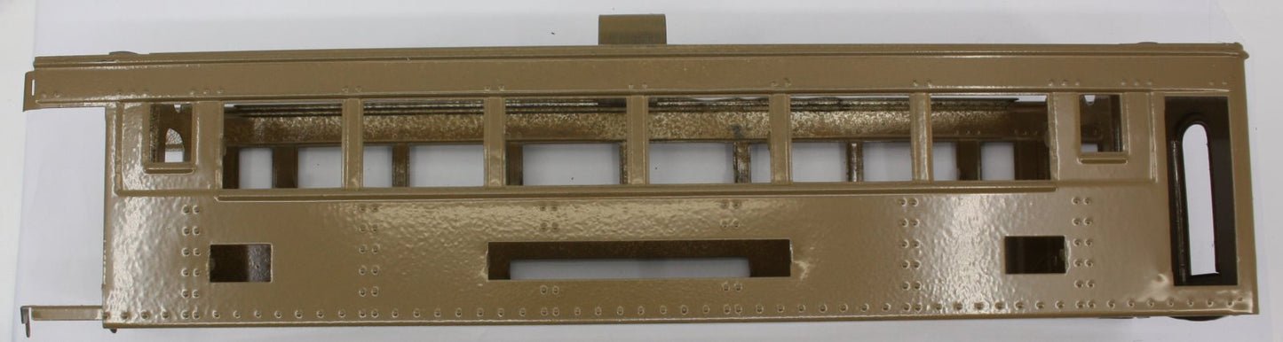 Lionel 312-12 Brown Standard Gauge Tinplate Observation Car Body Only
