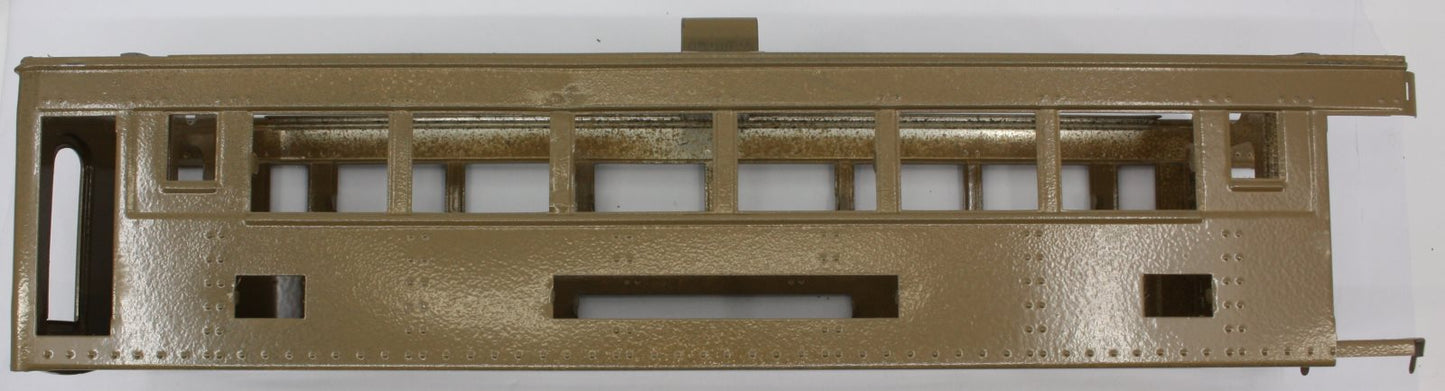 Lionel 312-12 Brown Standard Gauge Tinplate Observation Car Body Only