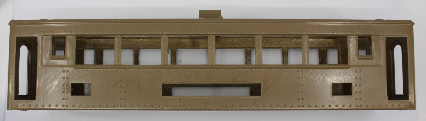 Lionel 309-09 Brown Standard Gauge Tinplate Passenger Car Shell