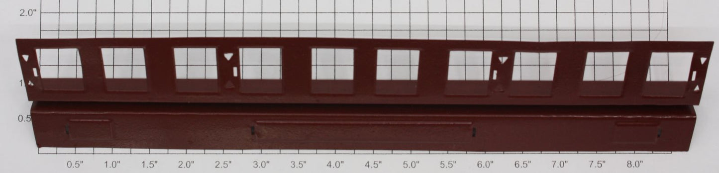 Lionel 337-32 Maroon Vintage Standard Gauge Pullman Car Insert and Number Plate