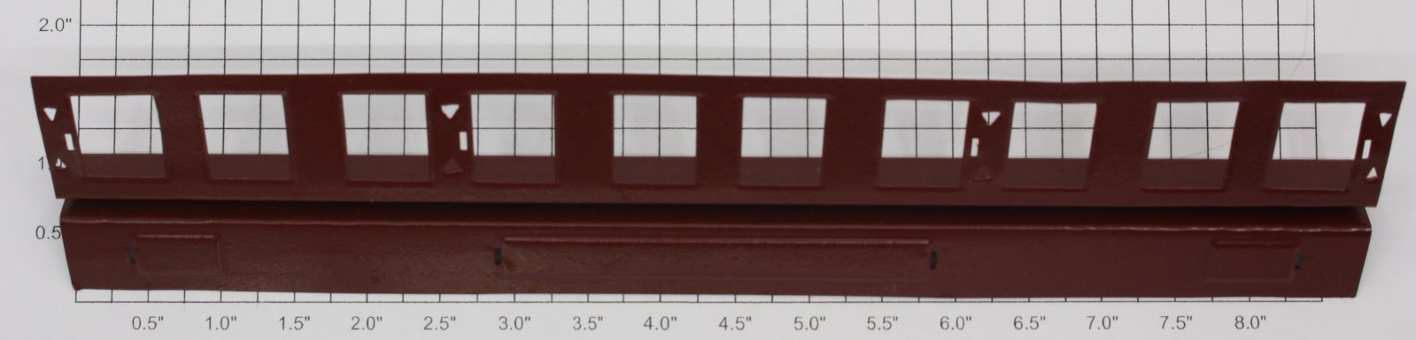 Lionel 337-32 Maroon Vintage Standard Gauge Pullman Car Insert and Number Plate