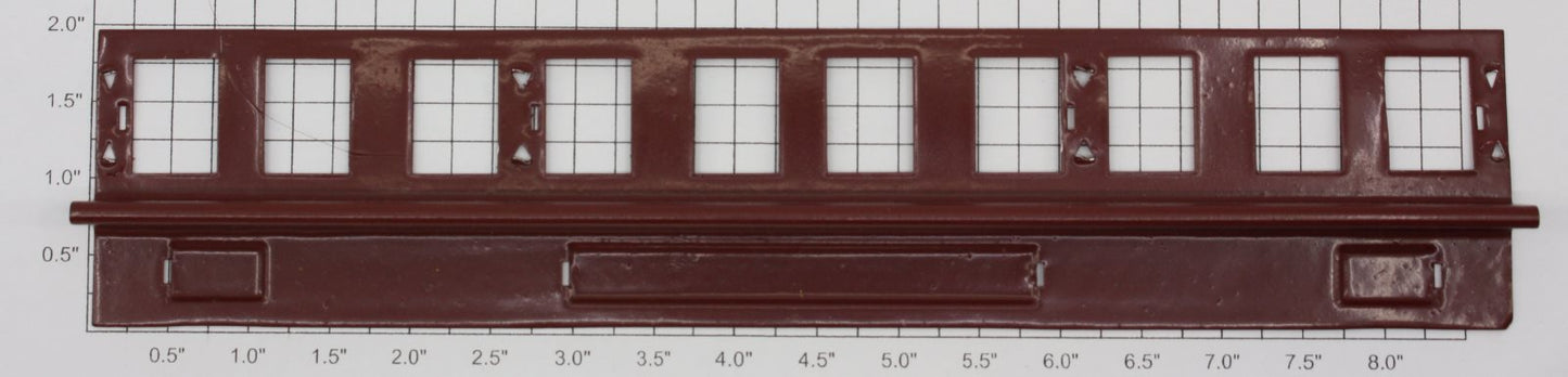 Lionel 337-32 Maroon Vintage Standard Gauge Pullman Car Insert and Number Plate
