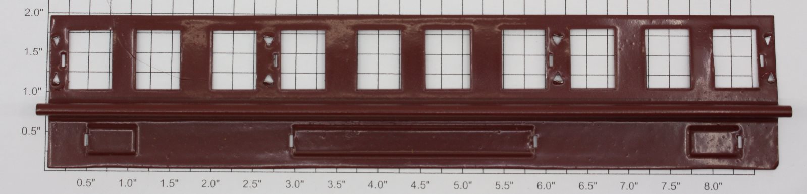 Lionel 337-32 Maroon Vintage Standard Gauge Pullman Car Insert and Number Plate