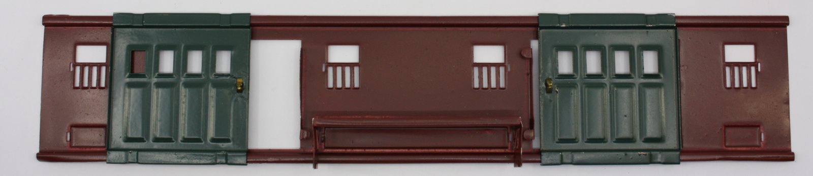 Lionel 310-9 Maroon Car Insert with Green Door for Coach Car (Type I)