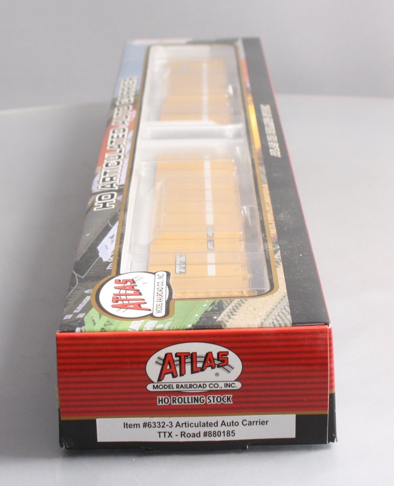 Atlas 6332-3 HO Scale TTX Articulated Auto Carrier #880185 LN/Box