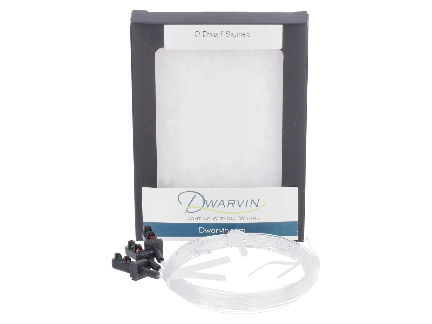 Dwarvin DVFLBS301-3 O Fiber-Lit 2-Color Dwarf Signals (Pack of 3)
