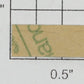 Lionel 261E-6 "261E Lionel Lines" Name Plate with Adhesive on Back