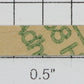 Lionel 258-6 "258 Lionel Lines" Brass Nameplate with Adhesive on the Back